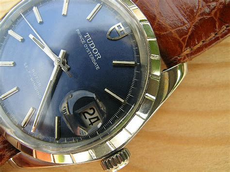 rolex tudor prince oysterdate steel blue dial 1971